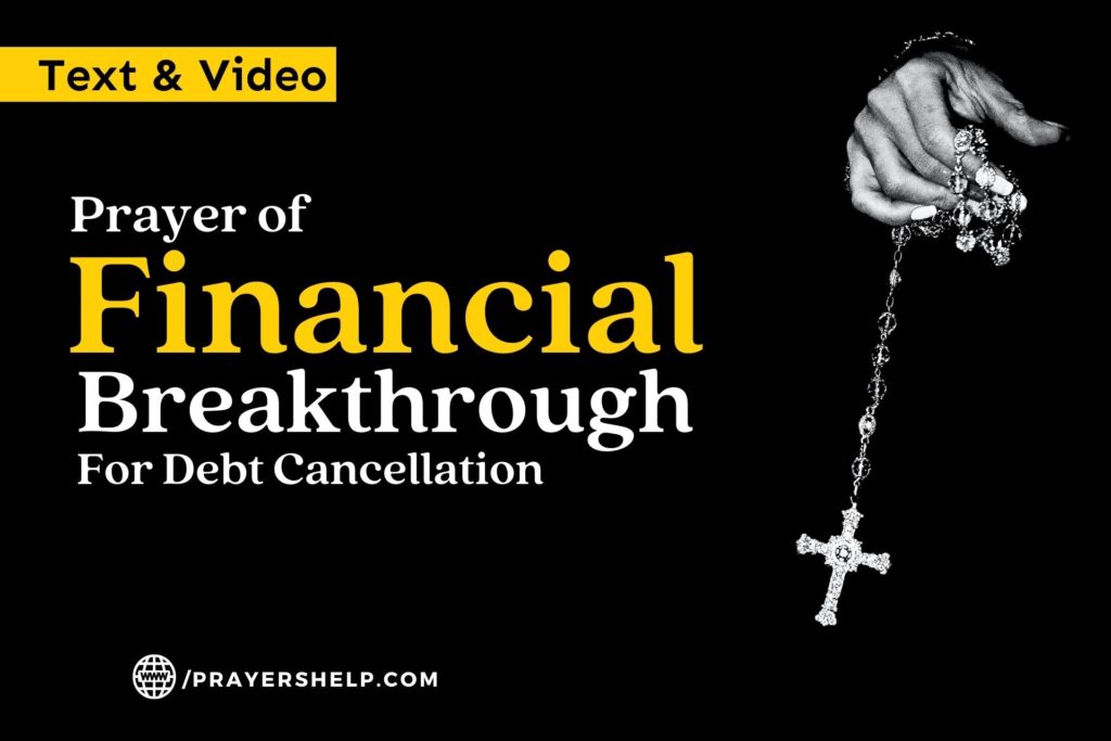 Prayer of Financial Breakthrough For Debt Cancellation