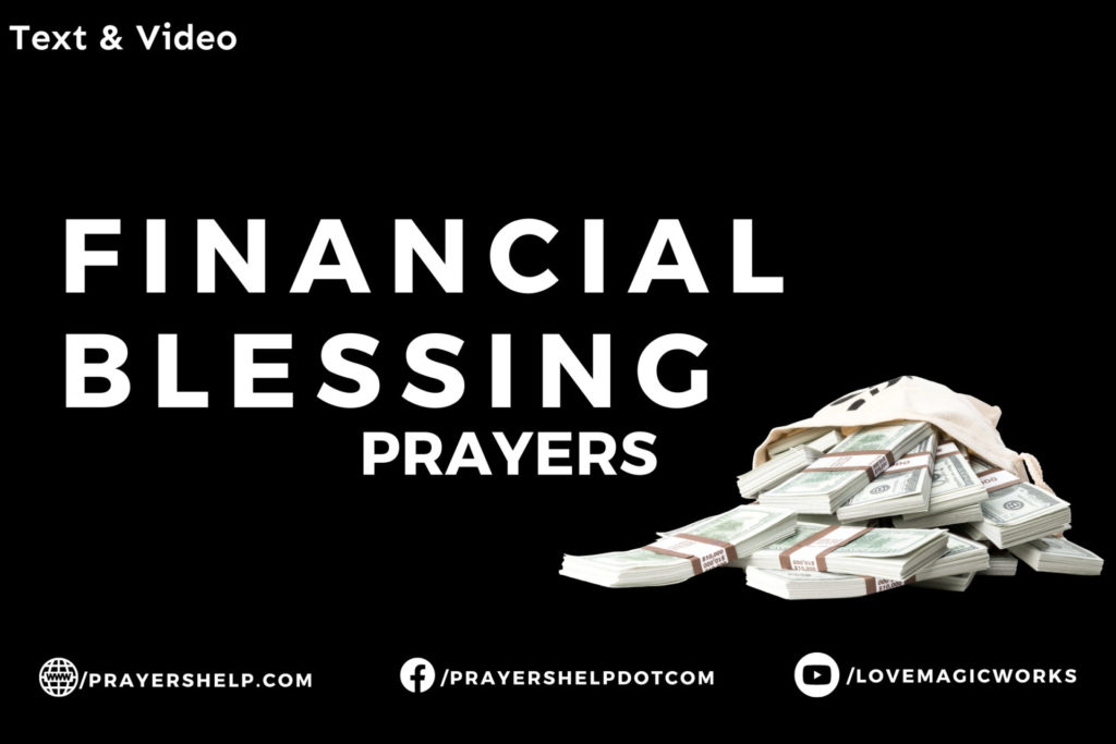 Financial Blessing prayers