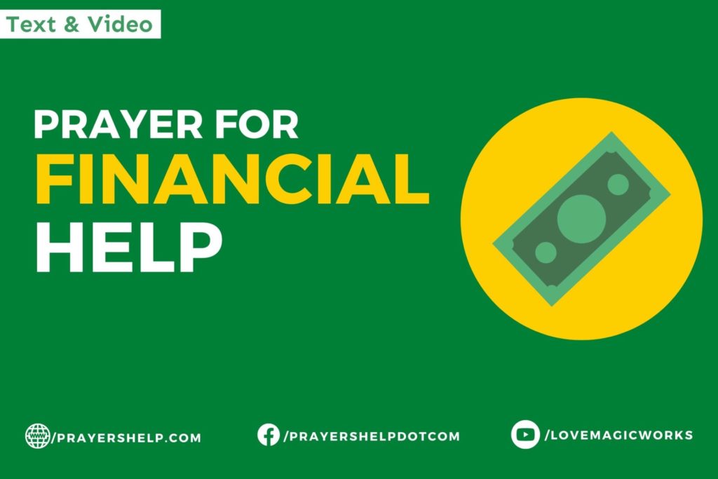 Prayer for Financial Help Miracle Prayer
