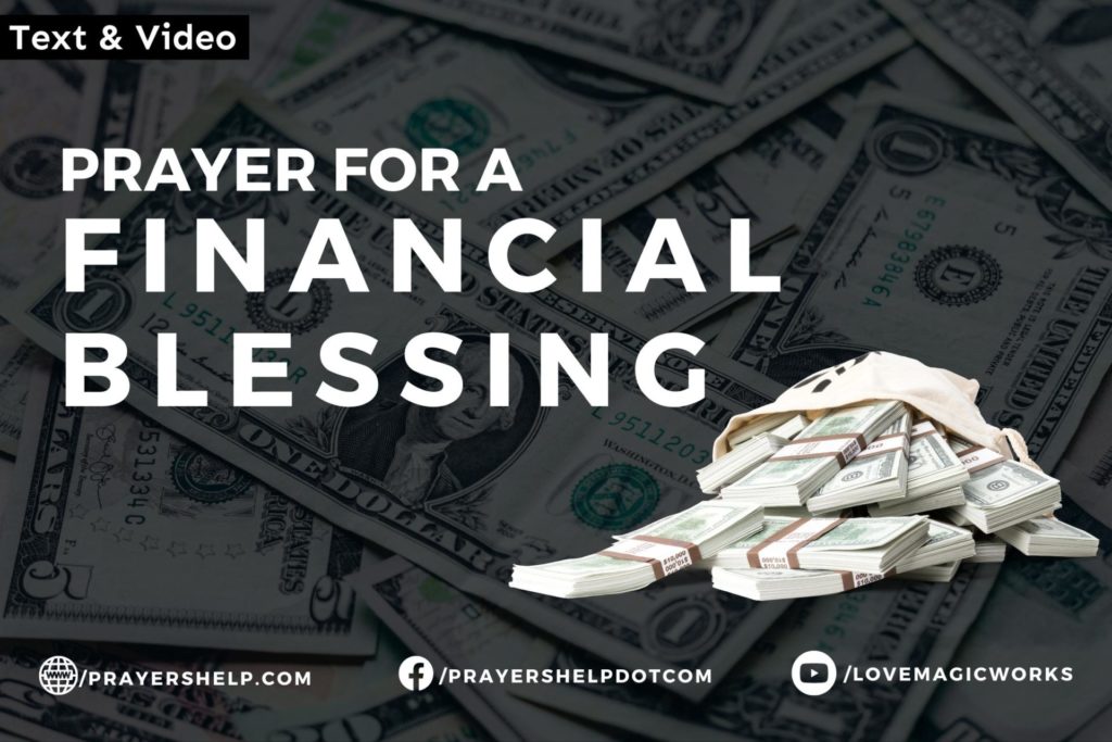 Prayer for a Financial Blessing