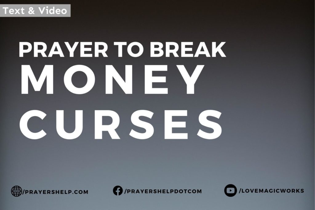 Prayer to break Money Curses