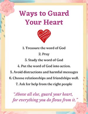 How to guard your heart