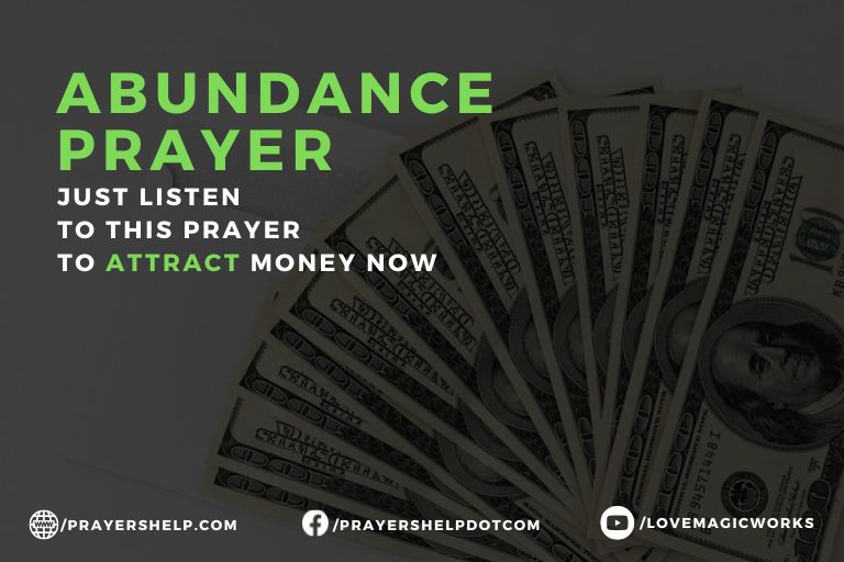 Abundance Prayer |Just listen to this prayer to attract money now