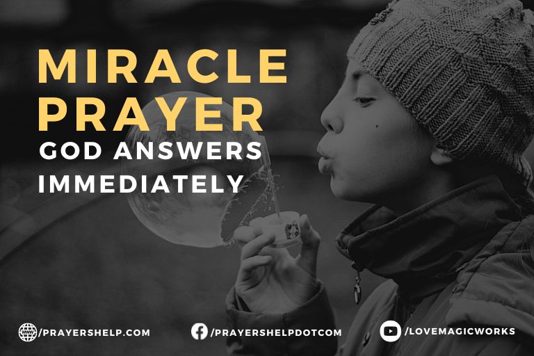 Miracle Prayer | God answers immediately