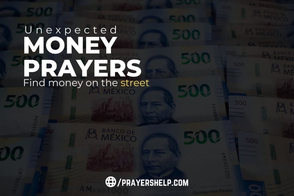 Unexpected Money Prayer |Find money on the street