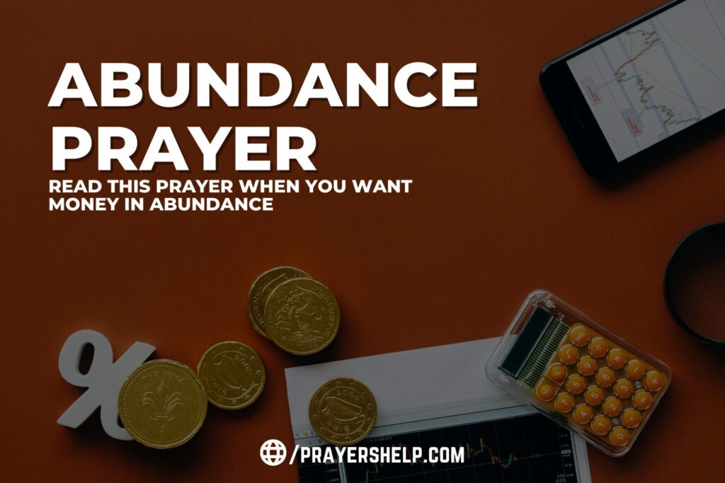 Abundance Prayer | Money in Abundance