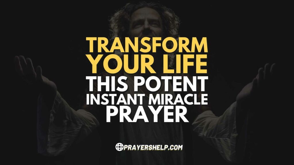 Prayer for Instant Financial Miracle