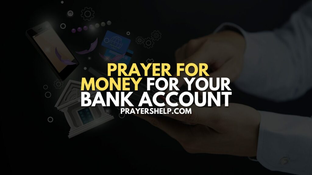 Prayer For Money For Your Bank Account