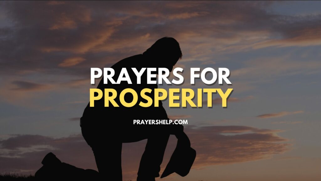 Prayers for Prosperity
